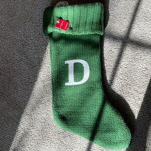 Green”D” stocking